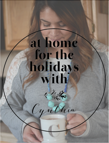 At Home for the Holidays with Cynthia